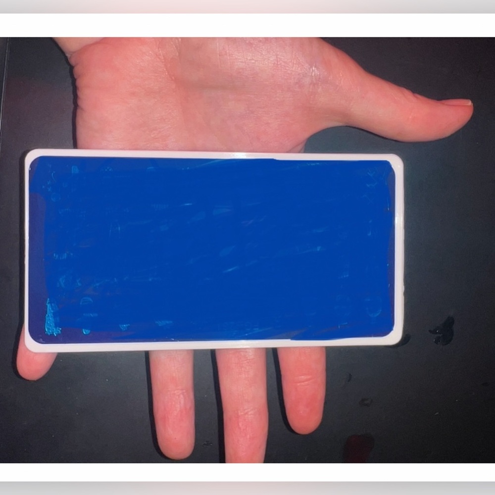 $5 STAINLESS STEEL WITH PINK BACKING NAIL STAMPING PLATE. NEW. $5 IF BUNDLED - Picture 6 of 16
